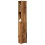 Armario de baño madera contrachapada madera vieja 25x25x170 cm by , Bathroom furniture - Ref: Foro24-856652, Price: 74,50 €, ...