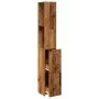 Armario de baño madera contrachapada madera vieja 25x25x170 cm by , Bathroom furniture - Ref: Foro24-856652, Price: 74,50 €, ...