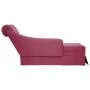 Chaise longue respaldo reposabrazos derecho terciopelo by , Daybeds - Ref: Foro24-4009786, Price: 144,30 €, Discount: %