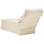 Chaise longue respaldo reposabrazos derecho terciopelo lino de , Divanes - Ref: Foro24-4009790, Precio: 129,14 €, Descuento: %