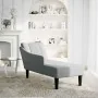 Chaise longue con reposabrazos derecho tela gris claro by , Daybeds - Ref: Foro24-4009800, Price: 93,75 €, Discount: %
