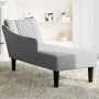 Chaise longue con reposabrazos derecho tela gris claro by , Daybeds - Ref: Foro24-4009800, Price: 93,75 €, Discount: %