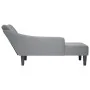 Chaise longue con reposabrazos derecho tela gris claro by , Daybeds - Ref: Foro24-4009800, Price: 93,75 €, Discount: %