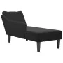 Chaise longue con reposabrazos derecho tela negra by , Daybeds - Ref: Foro24-4009802, Price: 114,26 €, Discount: %