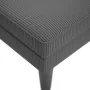 Chaise longue con cojín de tela de pana gris oscuro de , Divanes - Ref: Foro24-4009816, Precio: 121,06 €, Descuento: %
