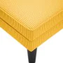 Chaise longue con cojín de tela de pana amarillo claro by , Daybeds - Ref: Foro24-4009821, Price: 120,78 €, Discount: %