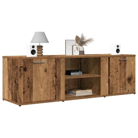 Mueble de TV madera contrachapada envejecida 120x34x37 cm von , TV-Möbel - Ref: Foro24-855974, Preis: 82,50 €, Rabatt: %