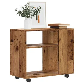 Mesa auxiliar de madera contrachapada envejecida 70x35x55 cm by , Side tables - Ref: Foro24-856026, Price: 48,05 €, Discount: %