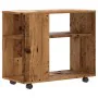 Mesa auxiliar de madera contrachapada envejecida 70x35x55 cm by , Side tables - Ref: Foro24-856026, Price: 48,05 €, Discount: %
