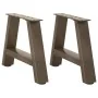 Patas de mesa de centro forma A 2uds acero 50x(30-31) cm by , Table legs - Ref: Foro24-4012819, Price: 58,69 €, Discount: %