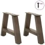 Patas de mesa de centro forma A 2uds acero 50x(30-31) cm by , Table legs - Ref: Foro24-4012819, Price: 58,69 €, Discount: %
