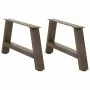 Patas de mesa de centro forma A 2uds acero 70x(30-31) cm by , Table legs - Ref: Foro24-4012827, Price: 66,32 €, Discount: %