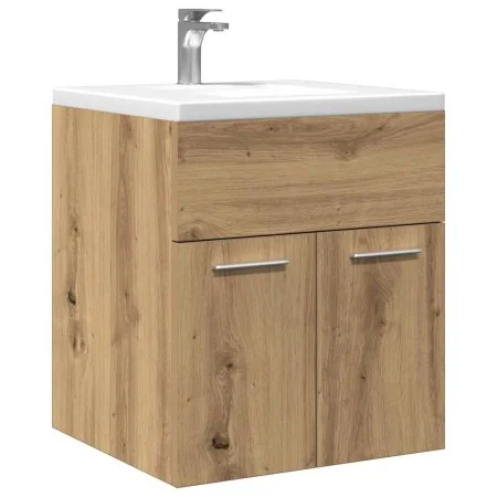Mueble de lavabo de baño madera roble artisan 41x38,5x46 cm by , Bathroom furniture - Ref: Foro24-856206, Price: 42,94 €, Dis...