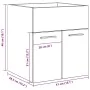 Mueble de lavabo de baño madera roble artisan 41x38,5x46 cm by , Bathroom furniture - Ref: Foro24-856206, Price: 42,94 €, Dis...