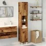Armario de baño madera contrachapada envejecida 30x30x179 cm by , Bathroom furniture - Ref: Foro24-856140, Price: 91,40 €, Di...