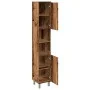 Armario de baño madera contrachapada envejecida 30x30x179 cm by , Bathroom furniture - Ref: Foro24-856140, Price: 91,40 €, Di...