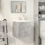 Mueble de lavabo madera ingeniería gris hormigón 41x38,5x46 cm by , Bathroom furniture - Ref: Foro24-856204, Price: 35,24 €, ...