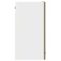 Armario de pared para cocina con puerta cristal roble artesanal by , Kitchen cabinets - Ref: Foro24-856168, Price: 63,96 €, D...