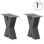 Patas de mesa centro forma X 2uds acero antracita 40x(30-31) cm de , Patas para mesas - Ref: Foro24-4012934, Precio: 77,59 €,...