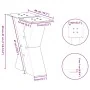 Patas de mesa centro forma X 2uds acero antracita 40x(30-31) cm de , Patas para mesas - Ref: Foro24-4012934, Precio: 77,59 €,...