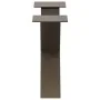 Patas de mesa de centro forma X 2uds acero natural 60x(30-31) cm de , Patas para mesas - Ref: Foro24-4012943, Precio: 86,88 €...