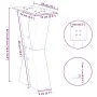 Patas de mesa de centro forma X 2uds acero negro 28x(42-43) cm von , Tischbeine - Ref: Foro24-4012948, Preis: 71,50 €, Rabatt: %