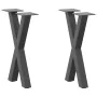 Patas para mesa de centro en forma de X 2 uds antracita acero von , Tischbeine - Ref: Foro24-4012890, Preis: 47,94 €, Rabatt: %