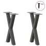 Patas para mesa de centro en forma de X 2 uds antracita acero von , Tischbeine - Ref: Foro24-4012890, Preis: 47,94 €, Rabatt: %