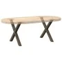 Patas de mesa centro forma X 2uds acero natural 50x(42-43) cm de , Patas para mesas - Ref: Foro24-4012899, Precio: 53,83 €, D...
