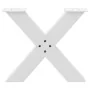 Patas de mesa de centro forma X 2uds acero blanco 50x(42-43) cm von , Tischbeine - Ref: Foro24-4012957, Preis: 88,41 €, Rabat...