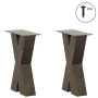 Patas de mesa centro forma X 2uds acero natural 38x(42-43) cm von , Tischbeine - Ref: Foro24-4012955, Preis: 82,63 €, Rabatt: %