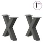 Patas para mesa de centro en forma de X 2 uds antracita acero von , Tischbeine - Ref: Foro24-4012962, Preis: 91,11 €, Rabatt: %
