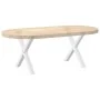 Patas de mesa de centro forma X 2uds acero blanco 60x(42-43) cm by , Table legs - Ref: Foro24-4012901, Price: 55,44 €, Discou...