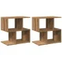 Mesitas de noche 2 uds madera ingeniería roble 50x30x51,5 cm by , Nightstands - Ref: Foro24-856537, Price: 59,51 €, Discount: %
