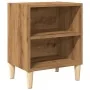 Mesita de noche madera de ingeniería roble artisian 40x30x50 cm de , Mesitas de noche - Ref: Foro24-856418, Precio: 35,92 €, ...