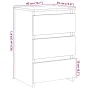 Mesitas de noche 2uds madera ingeniería envejecida 40x35x62,5cm by , Nightstands - Ref: Foro24-856523, Price: 96,27 €, Discou...