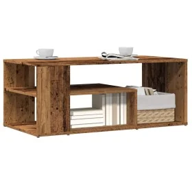 Mesa de centro de madera contrachapada envejecida 100x50x40 cm von , Couchtisch - Ref: Foro24-856556, Preis: 64,40 €, Rabatt: %