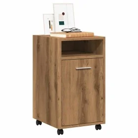 Armario ruedas contrachapada roble artisan 33x38x60 cm by , Lockers and storage cabinets - Ref: Foro24-856563, Price: 44,01 €...