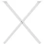 Patas para mesa de comedor en forma de X 2 uds acero blanco by , Table legs - Ref: Foro24-4012917, Price: 64,77 €, Discount: %