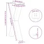 Patas para mesa de comedor en forma de X 2 uds acero antracita by , Table legs - Ref: Foro24-4012974, Price: 102,61 €, Discou...