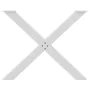 Patas para mesa de comedor en forma de X 3 uds acero blanco by , Table legs - Ref: Foro24-4012997, Price: 159,97 €, Discount: %
