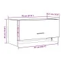 Armario de madera de ingeniería roble artesanal 70x32,5x35 cm de , Armarios roperos - Ref: Foro24-856619, Precio: 40,40 €, De...
