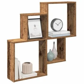 Estante de pared madera ingeniería envejecida 80x15x78,5 cm by , Shelves and shelves - Ref: Foro24-856610, Price: 31,75 €, Di...