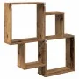Estante de pared madera ingeniería envejecida 80x15x78,5 cm de , Estantes y estanterías - Ref: Foro24-856610, Precio: 31,75 €...