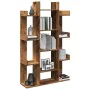 Librería de madera contrachapada envejecida 86x25,5x140 cm by , Bookcases and shelves - Ref: Foro24-856692, Price: 77,72 €, D...