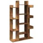 Librería de madera contrachapada envejecida 86x25,5x140 cm by , Bookcases and shelves - Ref: Foro24-856692, Price: 77,72 €, D...