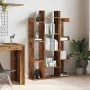 Librería de madera contrachapada envejecida 86x25,5x140 cm by , Bookcases and shelves - Ref: Foro24-856692, Price: 77,72 €, D...