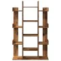 Librería de madera contrachapada envejecida 86x25,5x140 cm by , Bookcases and shelves - Ref: Foro24-856692, Price: 77,72 €, D...