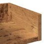 Librería de madera contrachapada envejecida 86x25,5x140 cm by , Bookcases and shelves - Ref: Foro24-856692, Price: 77,72 €, D...