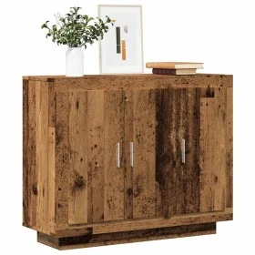 Aparador de madera de ingeniería envejecida 92x35x75 cm de , Aparadores - Ref: Foro24-856864, Precio: 87,39 €, Descuento: %